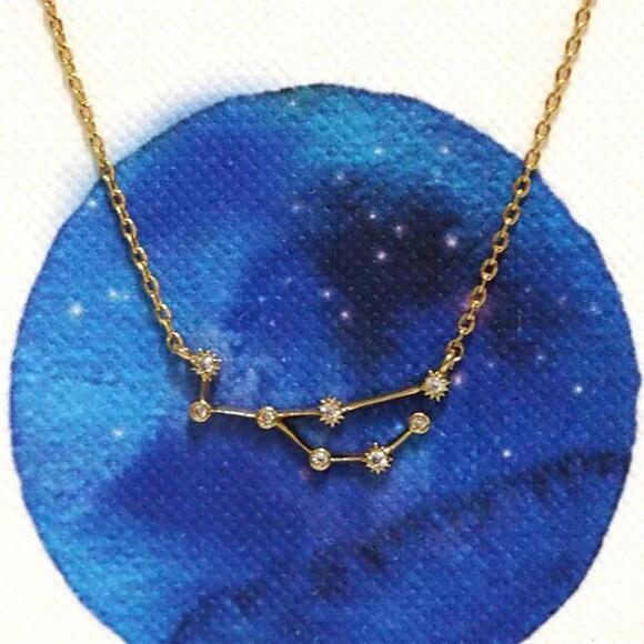 Anthropologie Jewelry - Anthropologie Tai Zodiac Constellation Necklace Virgo